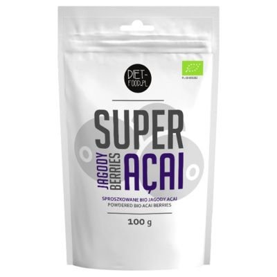 Diet-Food, sproszkowane bio jagody acai Super Acai, 100 g Diet-food