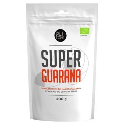 Diet-Food, sproszkowane bio nasiona guarany Super Guarana, 100 g Diet-food