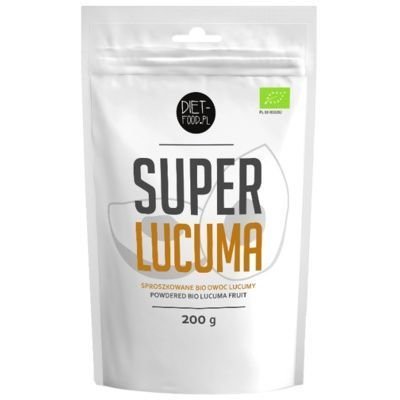 Diet-Food, sproszkowane bio owoce lucumy Super Lucuma, 200 g Diet-food