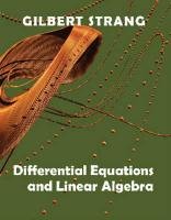 Differential Equations and Linear Algebra Strang Gilbert