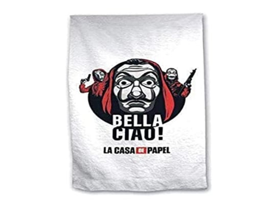 Difuzed LA CASA DE PAPEL - Ręcznik plażowy 100% Mikrofibra - 70x140cm Inna marka