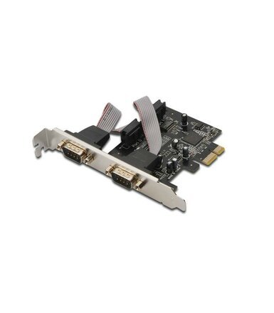Digitus, Karta rozszerzeń (Kontroler) RS232 PCI Express, 2xDB9, Low Profile, Chipset: ASIX99100 Digitus