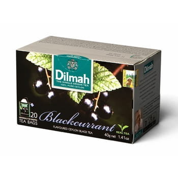Dilmah Blackcurrant Flavoured Black Tea 20x2 g Dilmah