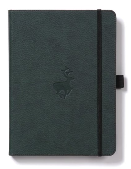Dingbats A4+ Wildlife Green Deer Notebook - Dotted Opracowanie zbiorowe