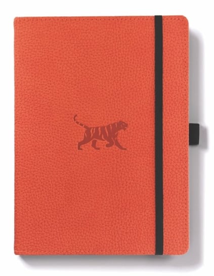 Dingbats A5+ Wildlife Orange Tiger Notebook - Dotted Opracowanie zbiorowe