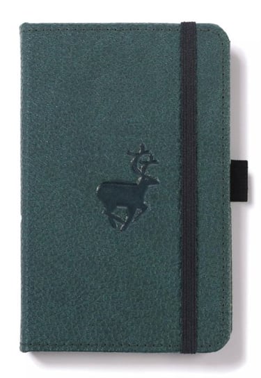 Dingbats A6 Pocket Wildlife Green Deer Notebook - Plain Opracowanie zbiorowe