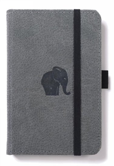 Dingbats A6 Pocket Wildlife Grey Elephant Notebook - Lined Opracowanie zbiorowe