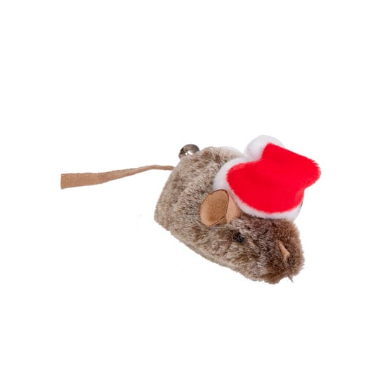 Dingo Świąteczna myszka zabawka dla kota MIKOŁAJ Dingo