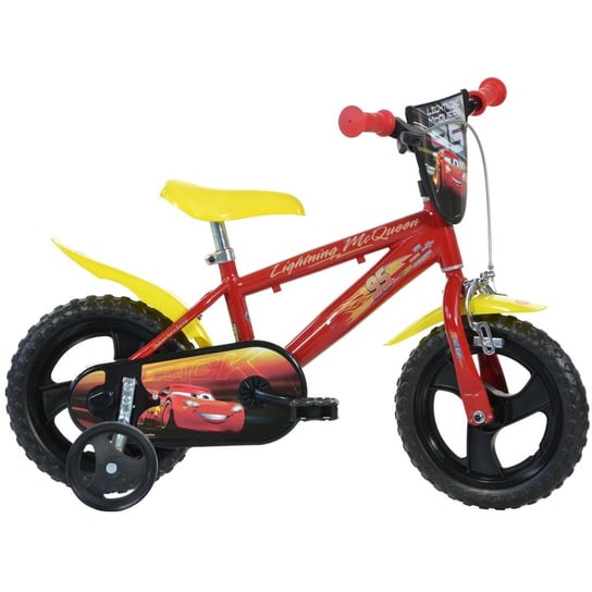 Dino Bikes, Cars 3, Rowerek dziecięcy, czerwony, 12" Dino Bikes