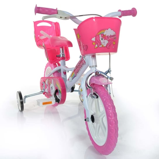 Dino Bikes, Unicorn, Rower dziecięcy, różowy, 12" Dino Bikes