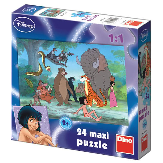 Dino, puzzle, Disney, Księga Dżungli, 24 el. Dino
