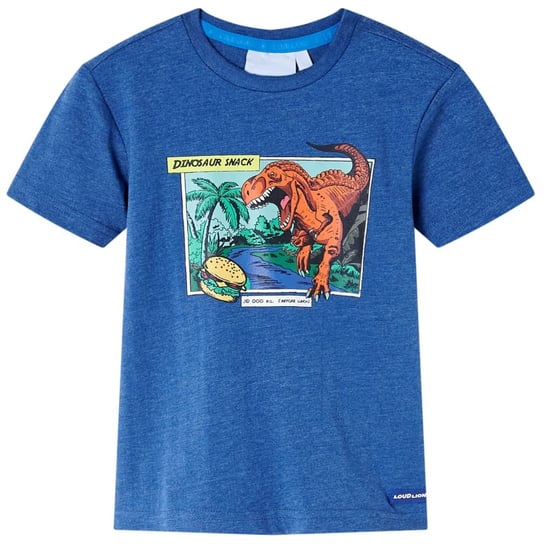 Dino T-shirt 92, ciemnoniebieski, 80% bawełna Zakito Europe