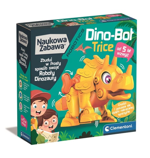 Dinobot Triceratops Naukowa Zabawa Robotics