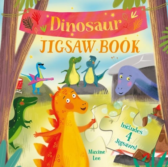 Dinosaur Jigsaw Book. Includes 4 Jigsaws! Regan Lisa