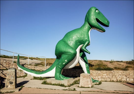 Dinosaur Park in Rapid City, South Dakota, Carol Highsmith - plakat 59,4x42 cm Galeria Plakatu