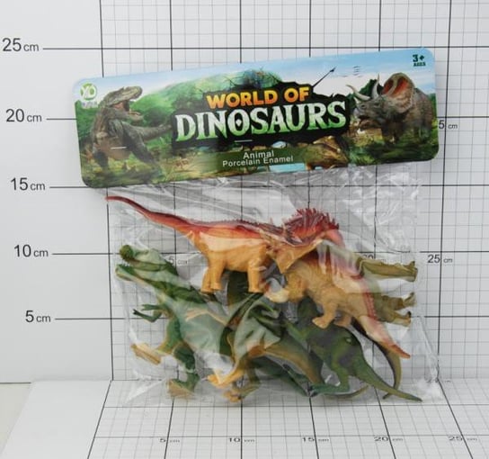 Dinozaur 6 sztuk w folii Dromader