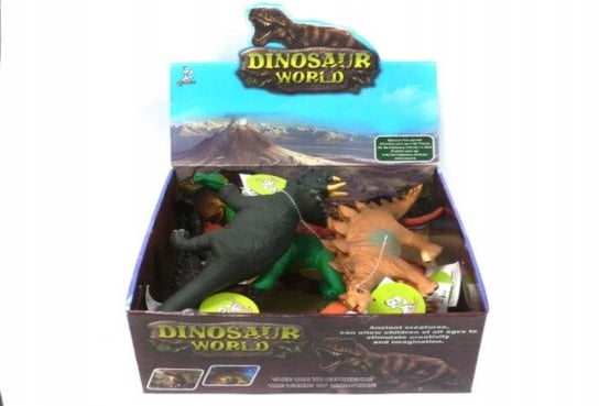 Dinozaur Duży Figurka Z Twardej Gumy Dźwięk Dino Hipo