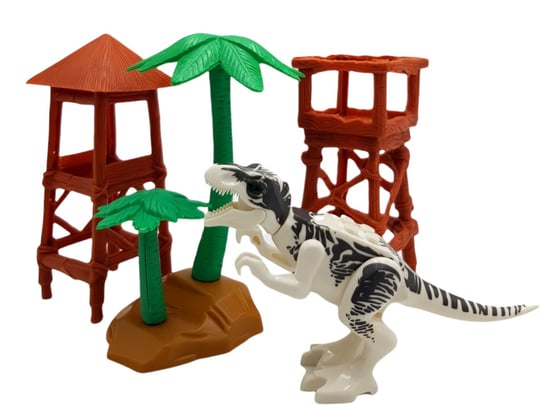 Dinozaur Figurka T-Rex Zestaw Forest Klocki Zabawa ULTIMAR