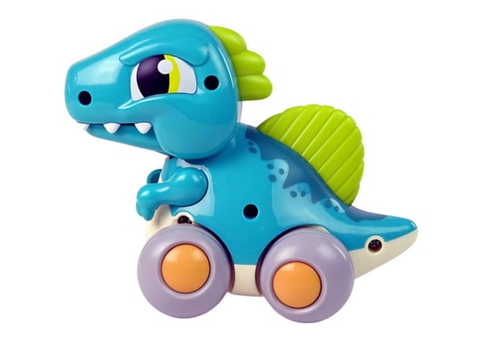 Dinozaur Na Kółkach Niebieski Lean Toys
