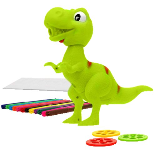 DINOZAUR T-rex Projektor do Rysowania i Malowania + PISAKI KinderSafe