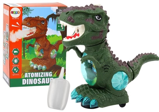 Dinozaur Tańczący Czujnik Przeszkód Światła Dźwięki Zielony Lean Toys