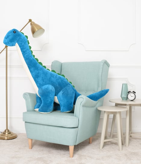 Dinozaur Tobi 150Cm Miś Gustaw, Niebieski Miś Gustaw