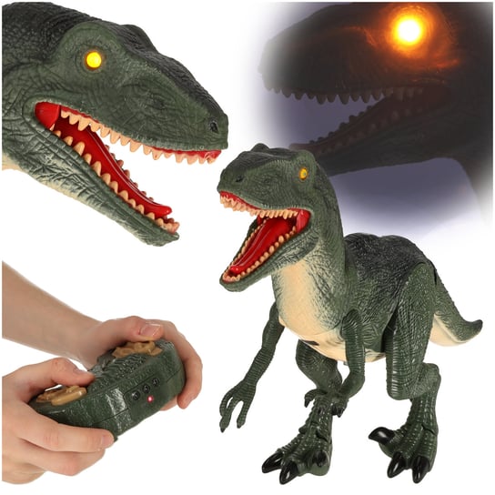 Dinozaur Velociraptor RC + dźwięki ikonka