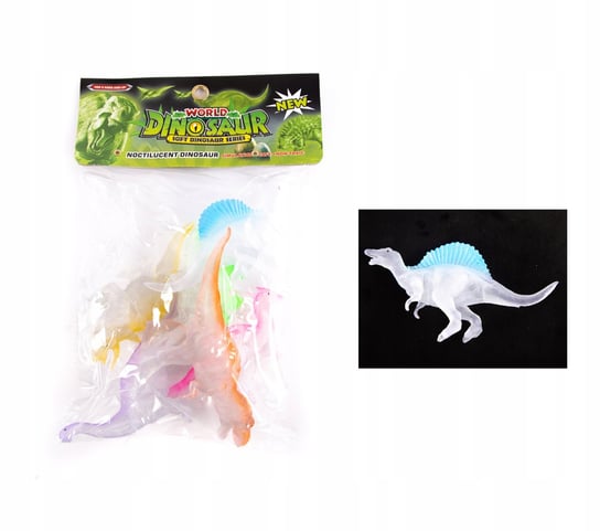 Dinozaur Zestaw 6Szt Figurki Świecące W Ciemności Midex