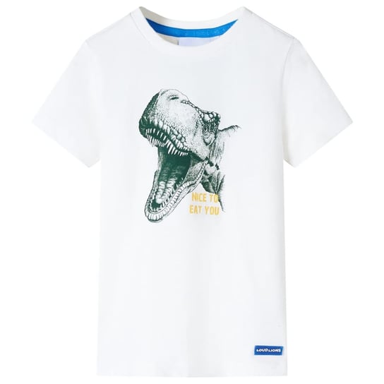Dinozaurka 92 ecru, koszulka dziecięca 18-24 miesi Zakito Europe
