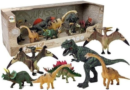 Dinozaury 10Szt Lean Toys