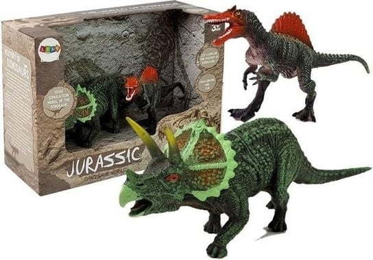 Dinozaury 2Szt Spinosaurus, Triceratops Lean Toys