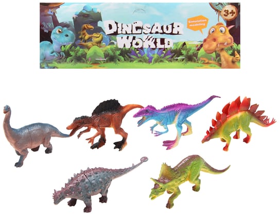 Dinozaury 6 Sztuk Zabawka Dla Dzieci Trifox