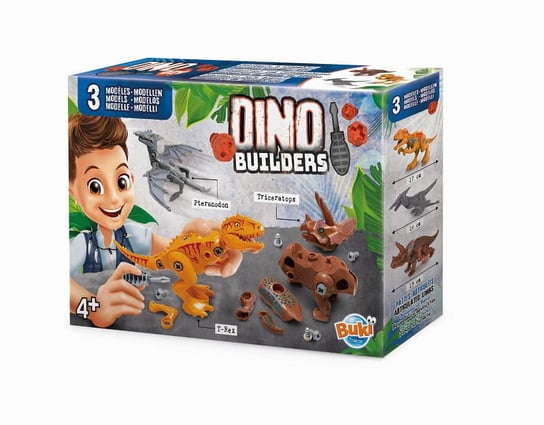Dinozaury Dla Dzieci Do Skręcania Buki - Zabawki Kreatywne Dla Chłopców I Dziewczynek Buki France