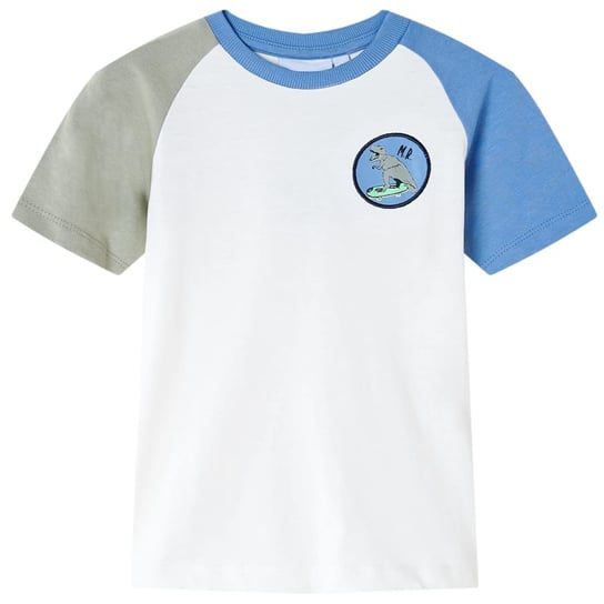 Dinozaury Kids T-shirt 100% bawełna ecru 92 (18-24 Zakito Europe