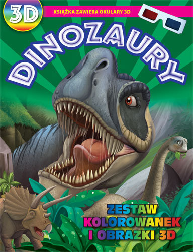 Dinozaury. Kolorowanki 3D Opracowanie zbiorowe