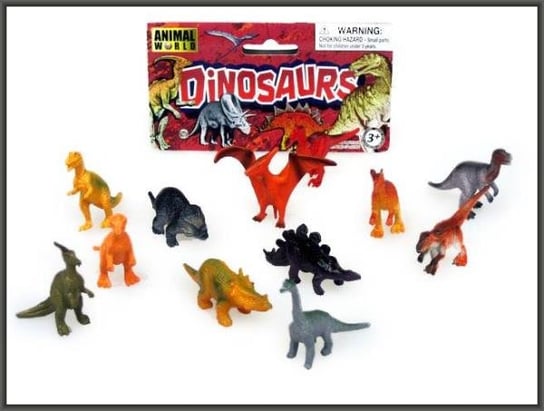 Dinozaury mini 12szt w worku Inna marka