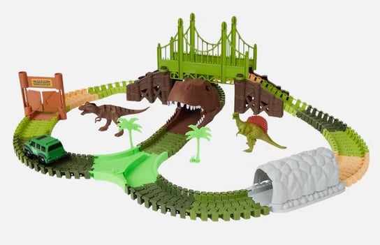 Dinozaury Tor Samochodowy Zabawki Park Dżungla ZDTRADING