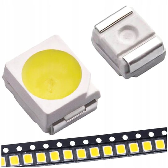 DIODY LED SMD 3528 0.06W 20mA dioda BIAŁA 6000K PLCC-2 | 50 SZTUK | Inna marka