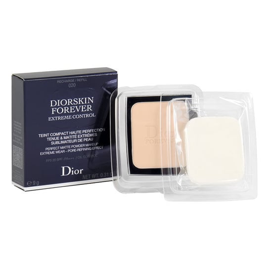 Dior, Diorskin Forever Extreme Control, pudrowy podkład w kompakcie 020 Beige Clair, SPF 20, 9 g, wkład Dior