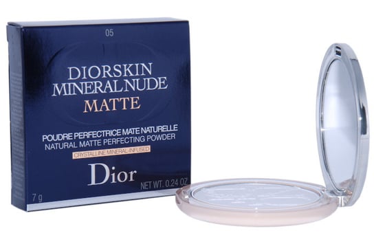 Dior, Diorskin Mineral Nude Matte, mineralny puder matujący 005 Translucent, 7 g Dior
