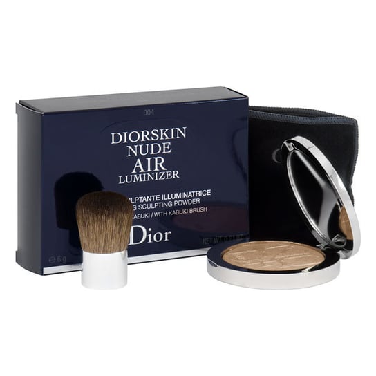 Dior, Diorskin Nude AirLuminizer, rozświetlający puder w kompakcie z pędzelkiem 004, 6 g Dior