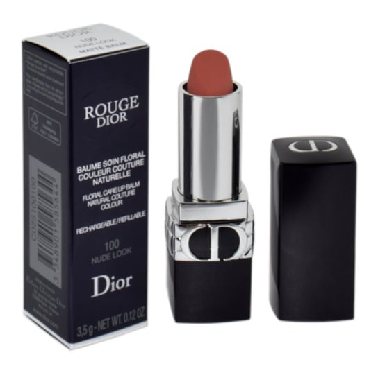 Dior, Rouge Dior Lip Balm Mat, Koloryzujący Balsam Do Ust, 100 Nude Look, 3.5 G Dior