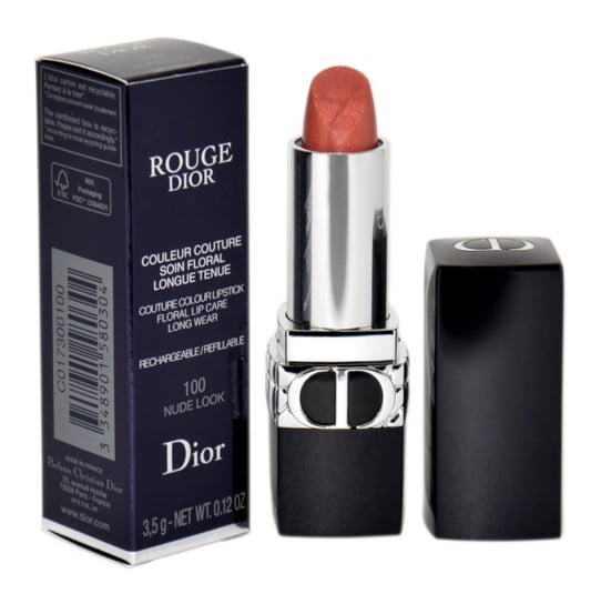 Dior, Rouge Dior Metallic Lipstick, Pomadka do ust 100 nude look, 3,5g Dior