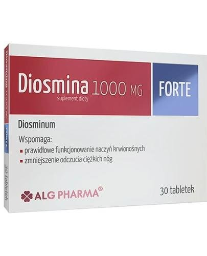 Diosmina 1000 Mg Forte Alg Pharma 30 Tabletek ALG PHARMA