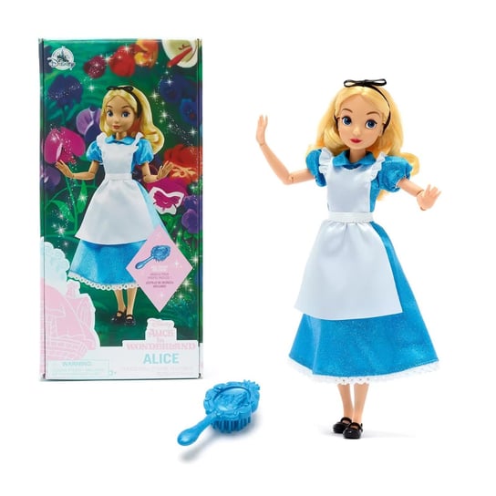 Disney Alicja w Krainie Czarów Lalka 30 cm z hitu Disneya oryginalna zabawka dla dziewczynek w wieku 3+ Disney