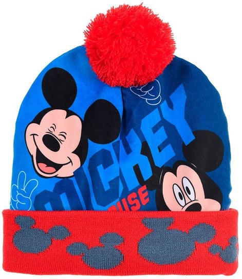 Disney ciepła czapka chłopięca Myszka Mickey rozmiar 54 cm Disney