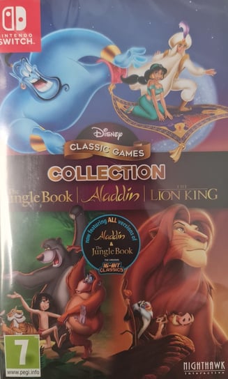Disney Classic Games Aladdin Lion King Jungle, Nintendo Switch Digital Embryo