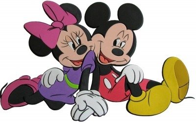 Disney, Dekoracja ścienna, Mickey i Minnie Disney
