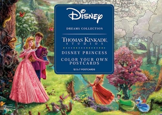 Disney Dreams Collection Thomas Kinkade Studios Disney Princess Color Your Own P Kinkade Thomas
