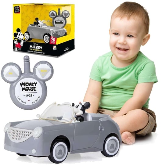 Disney Duży Samochód zdalnie sterowany Pojazd Original + pilot RC Figurka Myszka Mickey Miki IMC Toys